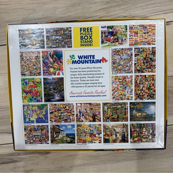 WHITE MOUNTAIN Cereal Boxes Puzzle - Picture 6 of 8